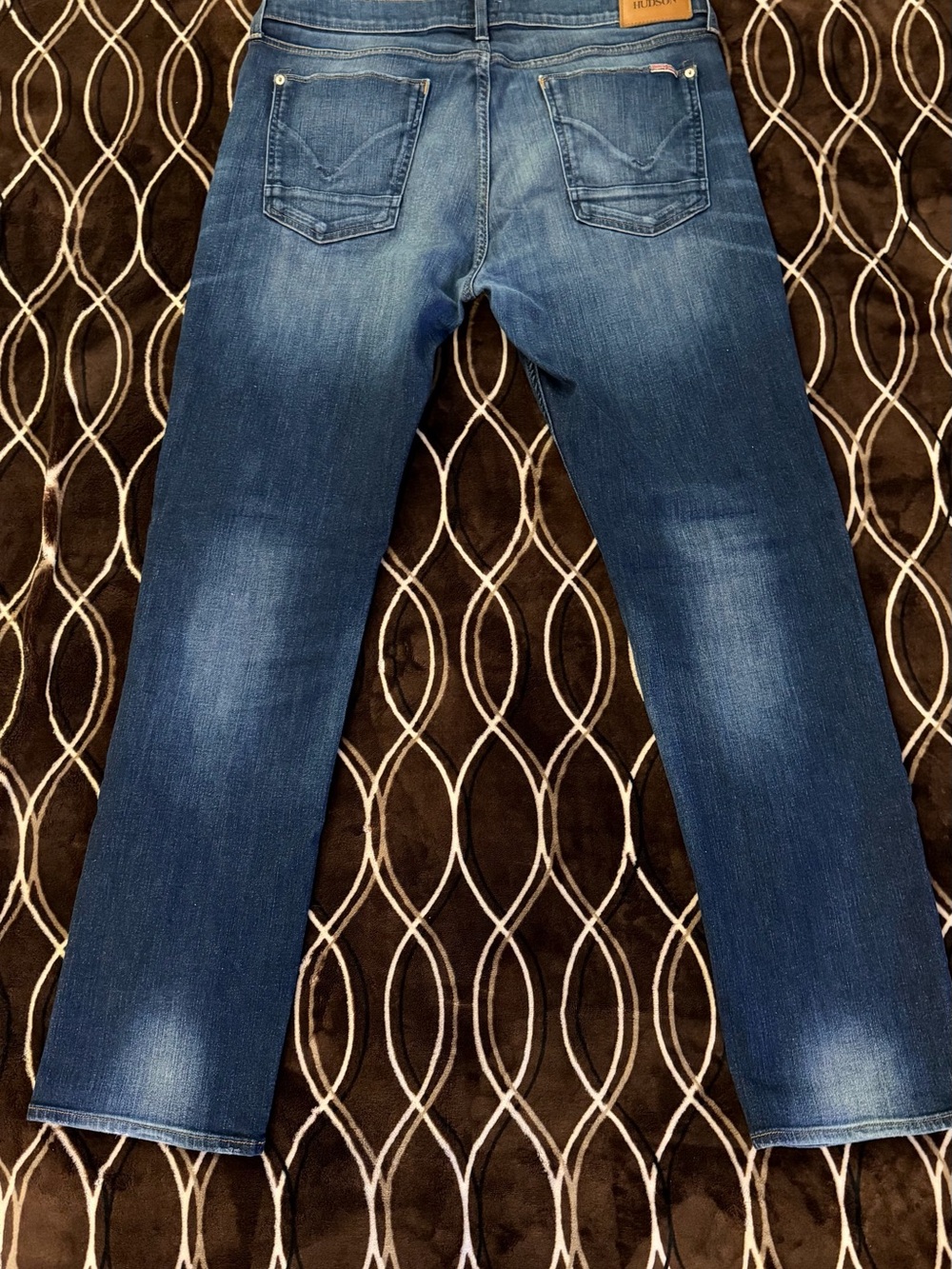 Hudson Jeans Men's Straight Leg Medium Blue Denim